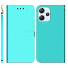 For Xiaomi Redmi 12 Imitated Mirror Surface Leather Phone Case(Mint Green) - 1