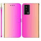For Xiaomi Poco F5 Pro / Redmi K60 Imitated Mirror Surface Leather Phone Case(Gradient Color) - 1