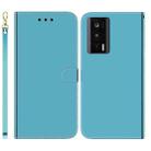 For Xiaomi Poco F5 Pro / Redmi K60 Imitated Mirror Surface Leather Phone Case(Blue) - 1