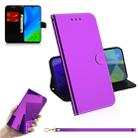 For Huawei P Smart 2020 Lmitated Mirror Surface Horizontal Flip Leather Case with Holder & Card Slots & Wallet & Lanyard(Purple) - 1