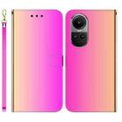 For OPPO Reno10 5G Global/Reno10 Pro Global Imitated Mirror Surface Leather Phone Case(Gradient Color) - 1