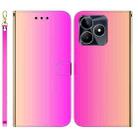 For Realme C53 / Narzo N53 Imitated Mirror Surface Leather Phone Case(Gradient Color) - 1