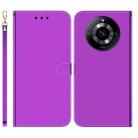 For Realme 11 5G/Narzo 60 India Version Imitated Mirror Surface Leather Phone Case(Purple) - 1