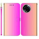 For Realme 11 5G Global Imitated Mirror Surface Leather Phone Case(Gradient Color) - 1