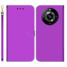 For Realme 11 Pro 5G/11 Pro+ 5G/Narzo 60 Pro 5G Imitated Mirror Surface Leather Phone Case(Purple) - 1