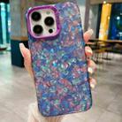 For iPhone 12 Pro Max IMD Shell Texture TPU + Acrylic Phone Case(Purple) - 1