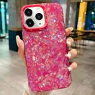 For iPhone 11 Pro Max IMD Shell Texture TPU + Acrylic Phone Case(Rose Red) - 1