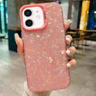 For iPhone 11 IMD Shell Texture TPU + Acrylic Phone Case(Pink) - 1