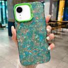 For iPhone XR IMD Shell Texture TPU + Acrylic Phone Case(Green) - 1