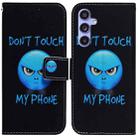 For Samsung Galaxy S23 FE 5G Coloured Drawing Flip Leather Phone Case(Anger) - 1