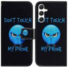 For Samsung Galaxy S24+ 5G Coloured Drawing Flip Leather Phone Case(Anger) - 1