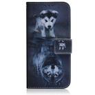 For Samsung Galaxy Xcover7 Coloured Drawing Flip Leather Phone Case(Wolf and Dog) - 2