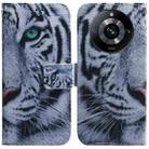 For Realme 11 Pro / 11 Pro+ / Narzo 60 Pro Coloured Drawing Flip Leather Phone Case(Tiger) - 1