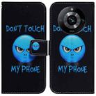 For Realme 11 Pro 5G/11 Pro+ 5G/Narzo 60 Pro 5G Coloured Drawing Flip Leather Phone Case(Anger) - 1