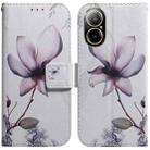 For Realme C67 4G Global Coloured Drawing Flip Leather Phone Case(Magnolia) - 1