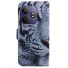 For Realme GT 6 / GT 6T / GT Neo6 Coloured Drawing Flip Leather Phone Case(Tiger) - 3