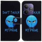 For Realme GT 6 / GT 6T / GT Neo6 Coloured Drawing Flip Leather Phone Case(Anger) - 1