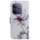 For Realme GT 6 / GT 6T / GT Neo6 Coloured Drawing Flip Leather Phone Case(Magnolia) - 3