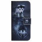 For Realme C75 Coloured Drawing Flip Leather Phone Case(Wolf and Dog) - 2