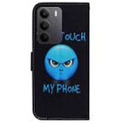 For Realme C75 Coloured Drawing Flip Leather Phone Case(Anger) - 3