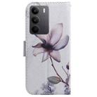 For Realme C75 Coloured Drawing Flip Leather Phone Case(Magnolia) - 3