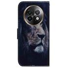 For Realme 13+ Global Coloured Drawing Flip Leather Phone Case(Lion) - 3