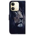 For Realme Narzo 80 Lite 4G / C71 India Coloured Drawing Flip Leather Phone Case(Lion) - 3