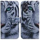 For OPPO A38 4G / A18 Coloured Drawing Flip Leather Phone Case(Tiger) - 1