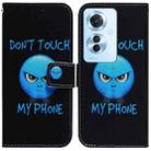 For OPPO F25 Pro 5G Global Coloured Drawing Flip Leather Phone Case(Anger) - 1