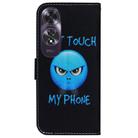 For OPPO A60 4G Coloured Drawing Flip Leather Phone Case(Anger) - 3