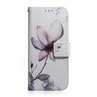 For OPPO Reno12 5G Global Coloured Drawing Flip Leather Phone Case(Magnolia) - 2