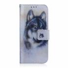 For OPPO Reno12 Pro 5G Global Coloured Drawing Flip Leather Phone Case(White Wolf) - 2