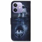 For OPPO A5x 5G / A3 4G / 5G / A3x 4G / 5G Coloured Drawing Flip Leather Phone Case(Wolf and Dog) - 3