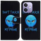 For OPPO A5x 5G / A3 4G / 5G / A3x 4G / 5G Coloured Drawing Flip Leather Phone Case(Anger) - 1