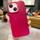 For iPhone 14 Plus IMD Colorful Gradient Acrylic Phone Case(Red) - 1