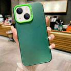 For iPhone 14 Plus IMD Colorful Gradient Acrylic Phone Case(Green) - 1