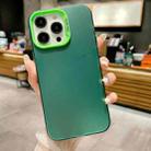 For iPhone 14 Pro IMD Colorful Gradient Acrylic Phone Case(Green) - 1