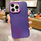 For iPhone 14 Pro Max IMD Colorful Gradient Acrylic Phone Case(Purple) - 1