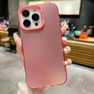 For iPhone 13 Pro IMD Colorful Gradient Acrylic Phone Case(Pink) - 1