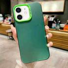 For iPhone 12 IMD Colorful Gradient Acrylic Phone Case(Green) - 1