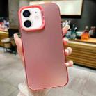 For iPhone 12 IMD Colorful Gradient Acrylic Phone Case(Pink) - 1