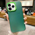 For iPhone 11 Pro Max IMD Colorful Gradient Acrylic Phone Case(Green) - 1