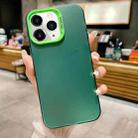 For iPhone 11 Pro IMD Colorful Gradient Acrylic Phone Case(Green) - 1