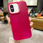 For iPhone X / XS IMD Colorful Gradient Acrylic Phone Case(Red) - 1