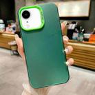 For iPhone XR IMD Colorful Gradient Acrylic Phone Case(Green) - 1