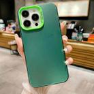 For iPhone 15 Pro IMD Colorful Gradient Acrylic Phone Case(Green) - 1