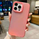 For iPhone 14 Pro IMD Colorful Gradient PC + Acrylic Phone Case(Pink) - 1