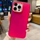 For iPhone 12 Pro Max IMD Colorful Gradient PC + Acrylic Phone Case(Rose Red) - 1