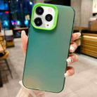 For iPhone 11 Pro Max IMD Colorful Gradient PC + Acrylic Phone Case(Green) - 1