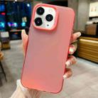 For iPhone 11 Pro IMD Colorful Gradient PC + Acrylic Phone Case(Pink) - 1